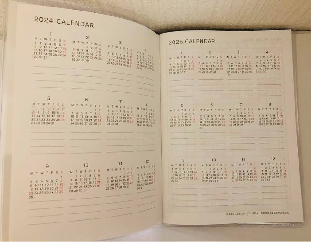 ドット柄 2023スケジュール帳 ♡